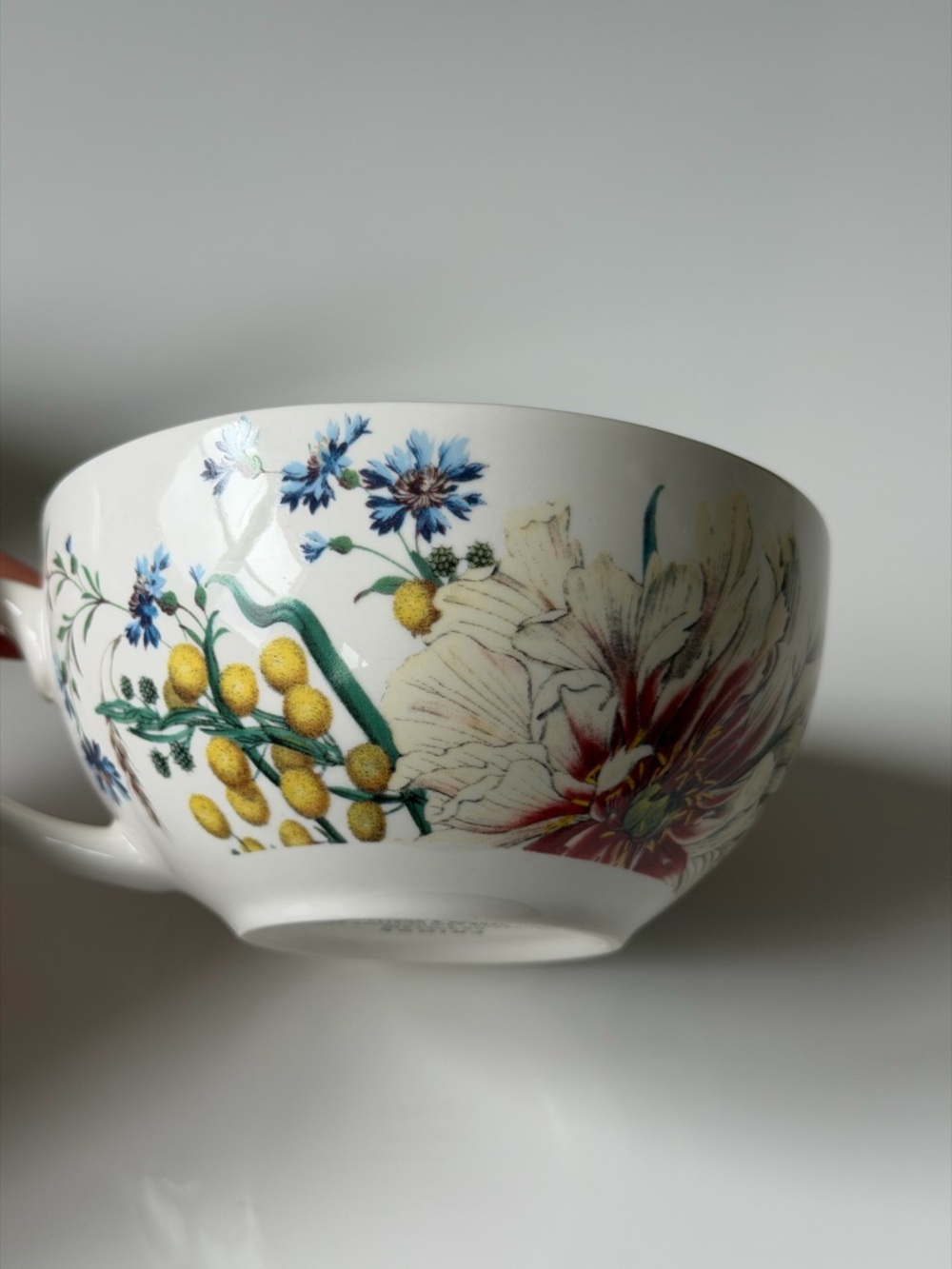 Fringe Porcelain 2-Piece Stacking Tea for One Teapot - Floral  Peony Butterfly - Picture 11 of 13